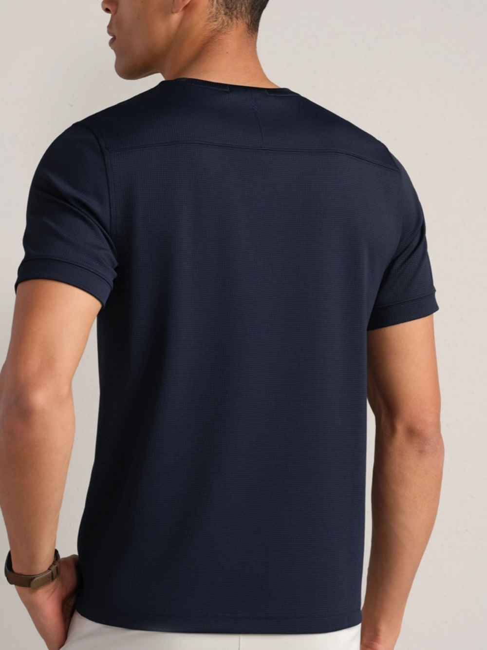 RHONE Navy Short Sleeve Performance Tee - Picture 3 of 4